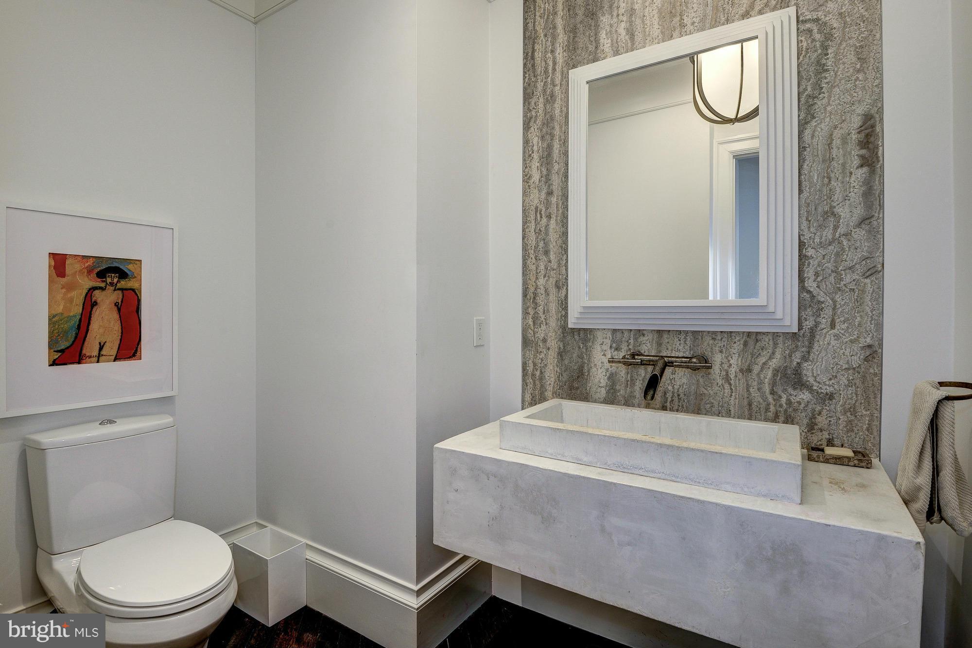 3420 36th Street Northwest Washington, DC 20016 - Photo 9 of 28 First floor powder room