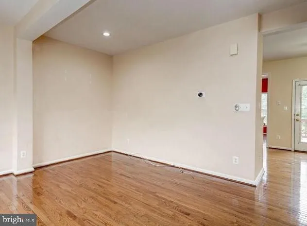 wooden floor in an empty room