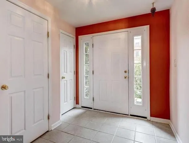 a view of an entryway door