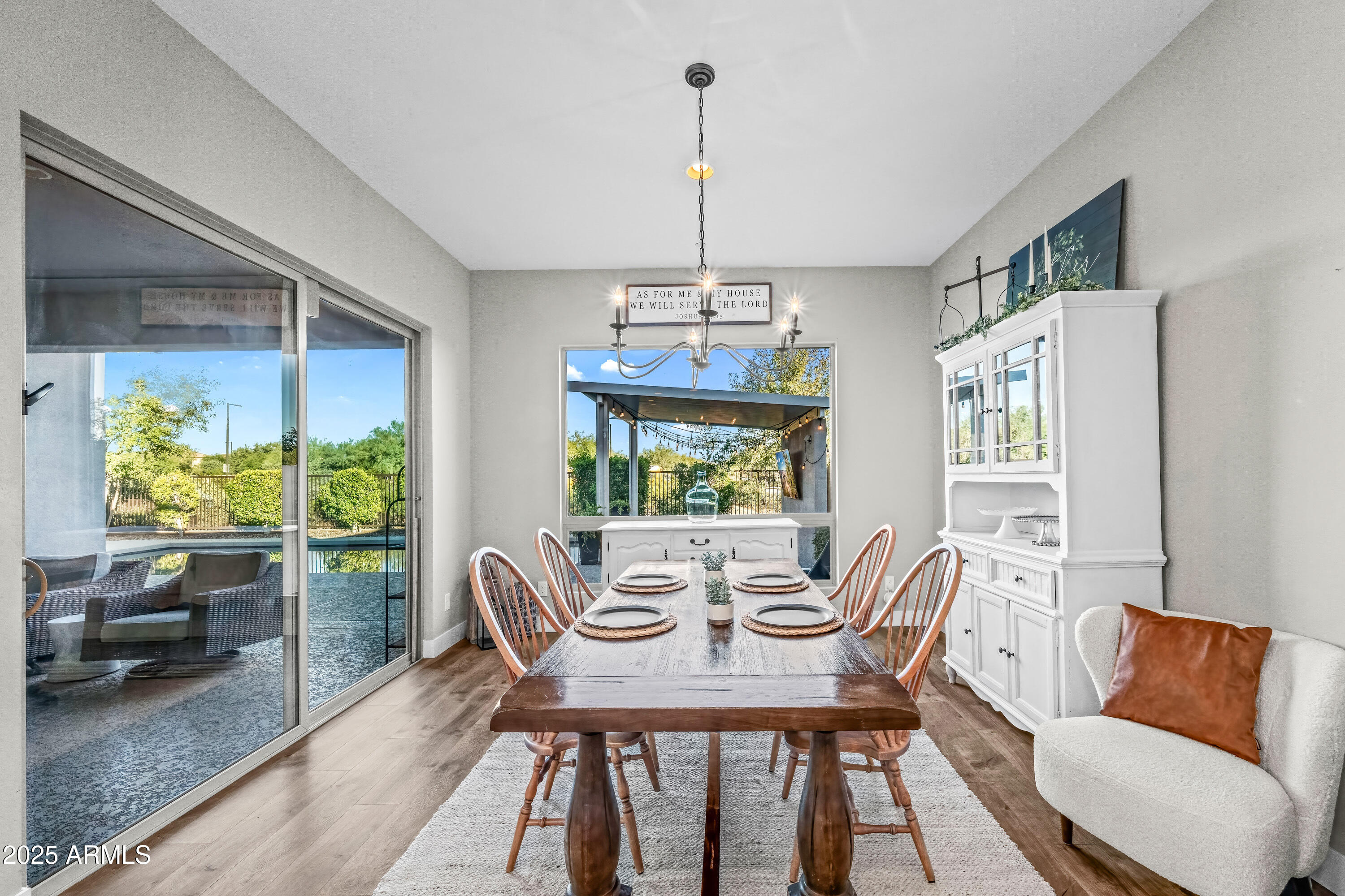 22211 North 31st Street Phoenix, AZ 85050 - Photo 18 of 94 a view of a dining room with furniture window and outside view