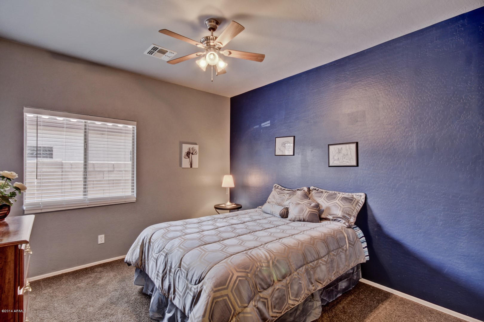 17586 West Agave Court Goodyear, AZ 85338 - Photo 28 of 46 Bedroom 2 with Ceiling Fan