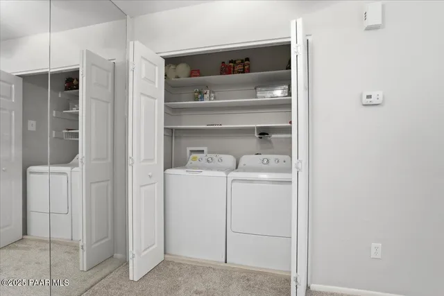 a room with storage and utility