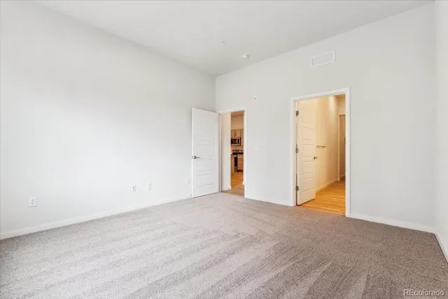 a view of an empty room