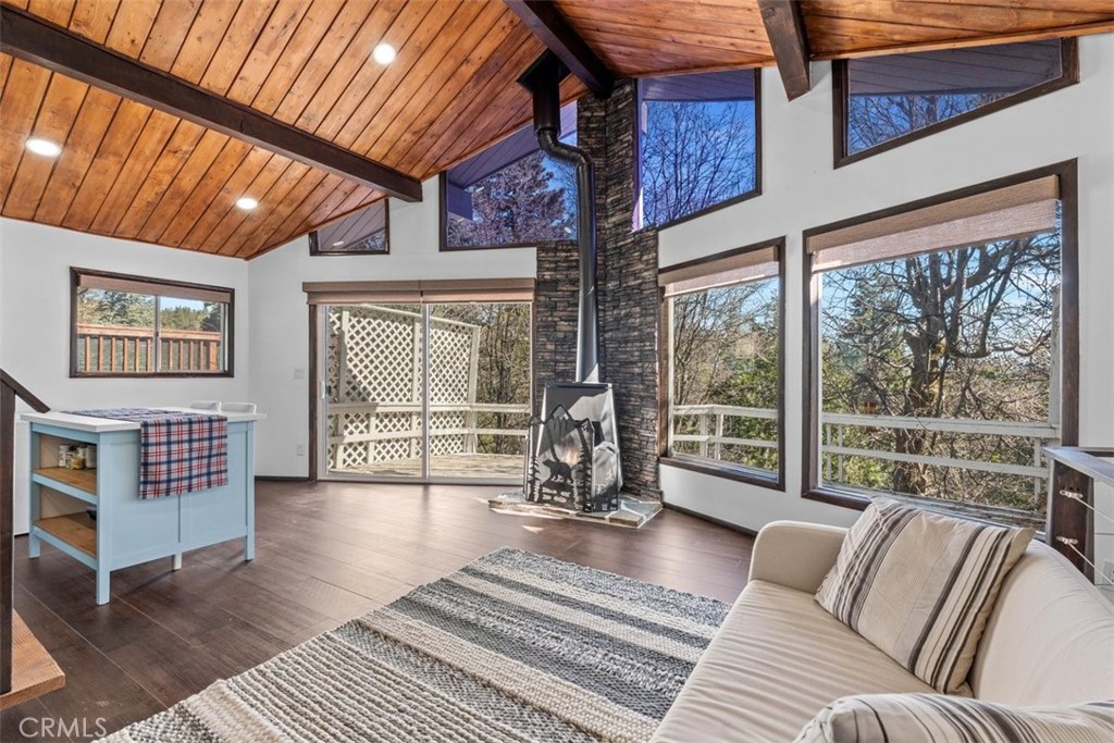 26305 Jacqueline Road Twin Peaks, CA 92391 - Photo 3 of 33 a living room with furniture and a large window