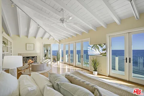 a outdoor space with patio the ocean view