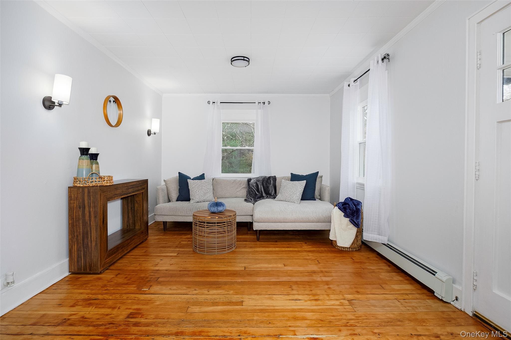 475 East Kerley Corners Road Tivoli, NY 12583 - Photo 4 of 31 a living room with furniture and a flat screen tv