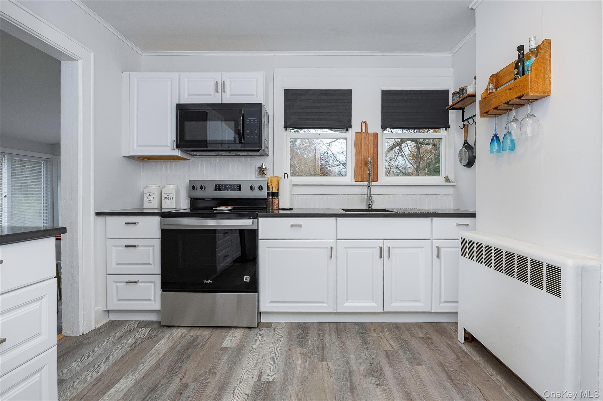 475 East Kerley Corners Road Tivoli, NY 12583 - Photo 10 of 31 a kitchen with stainless steel appliances granite countertop a stove a microwave and a refrigerator
