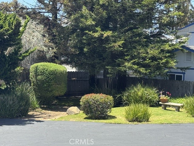 239 Surf Street, Unit D Morro Bay, CA 93442 - Photo 21 of 25 a view of a garden with a fountain