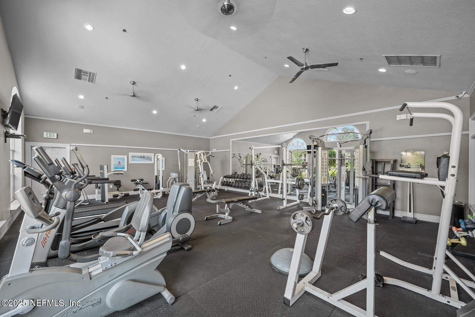 10961 Burnt Mill Road, Unit 1217 Jacksonville, FL 32256 - Photo 44 of 59 a view of a room with gym equipment