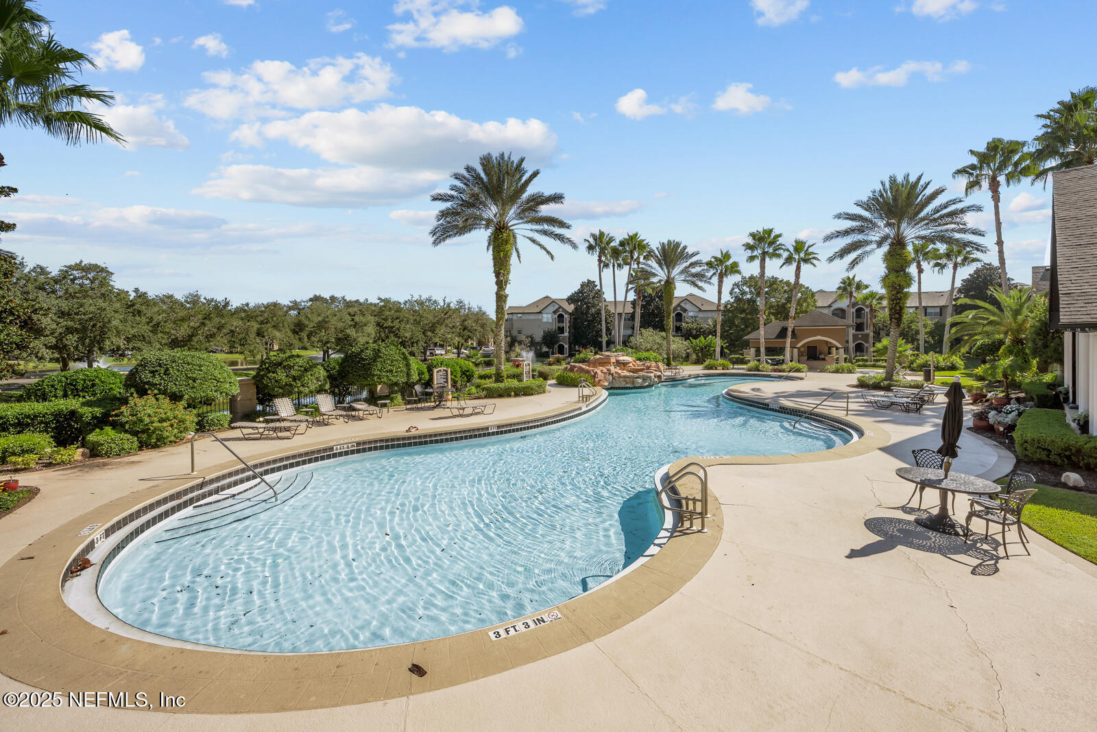 10961 Burnt Mill Road, Unit 1217 Jacksonville, FL 32256 - Photo 46 of 59 a view of swimming pool with outdoor seating and plants