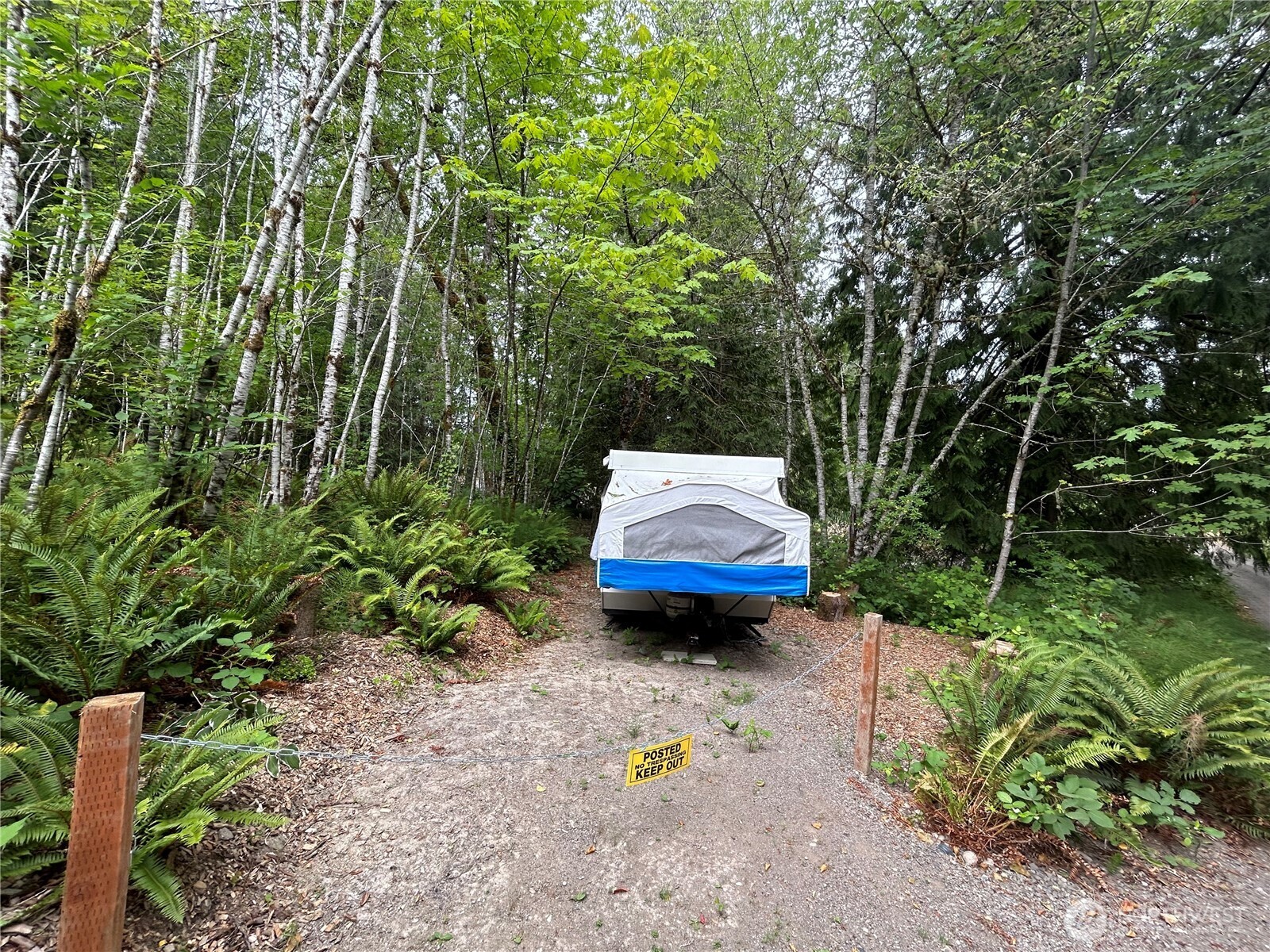19401 Whiteman Cove Road Southwest Longbranch, WA 98351 - Photo 4 of 19 a garden view with a sitting space