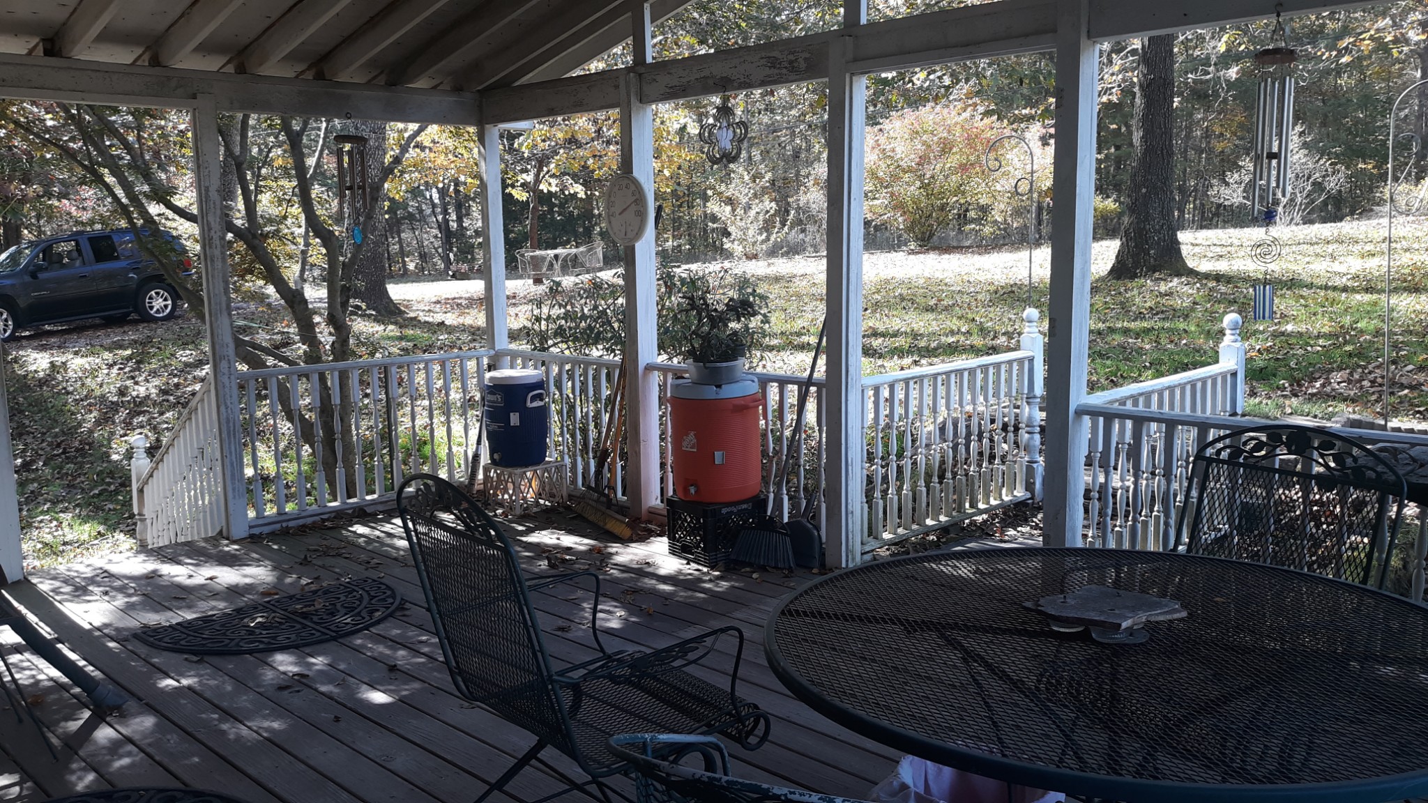 6611 Wesley Ridge Road Lyles, TN 37098 - Photo 3 of 27 a front view of a house with outdoor seating