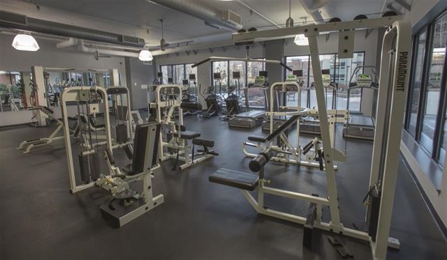 700 Grove Street, Unit 8R Jersey City, NJ 07310 - Photo 10 of 11 a view of a room with gym equipment