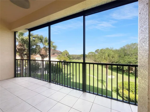 swimming pool view from a balcony