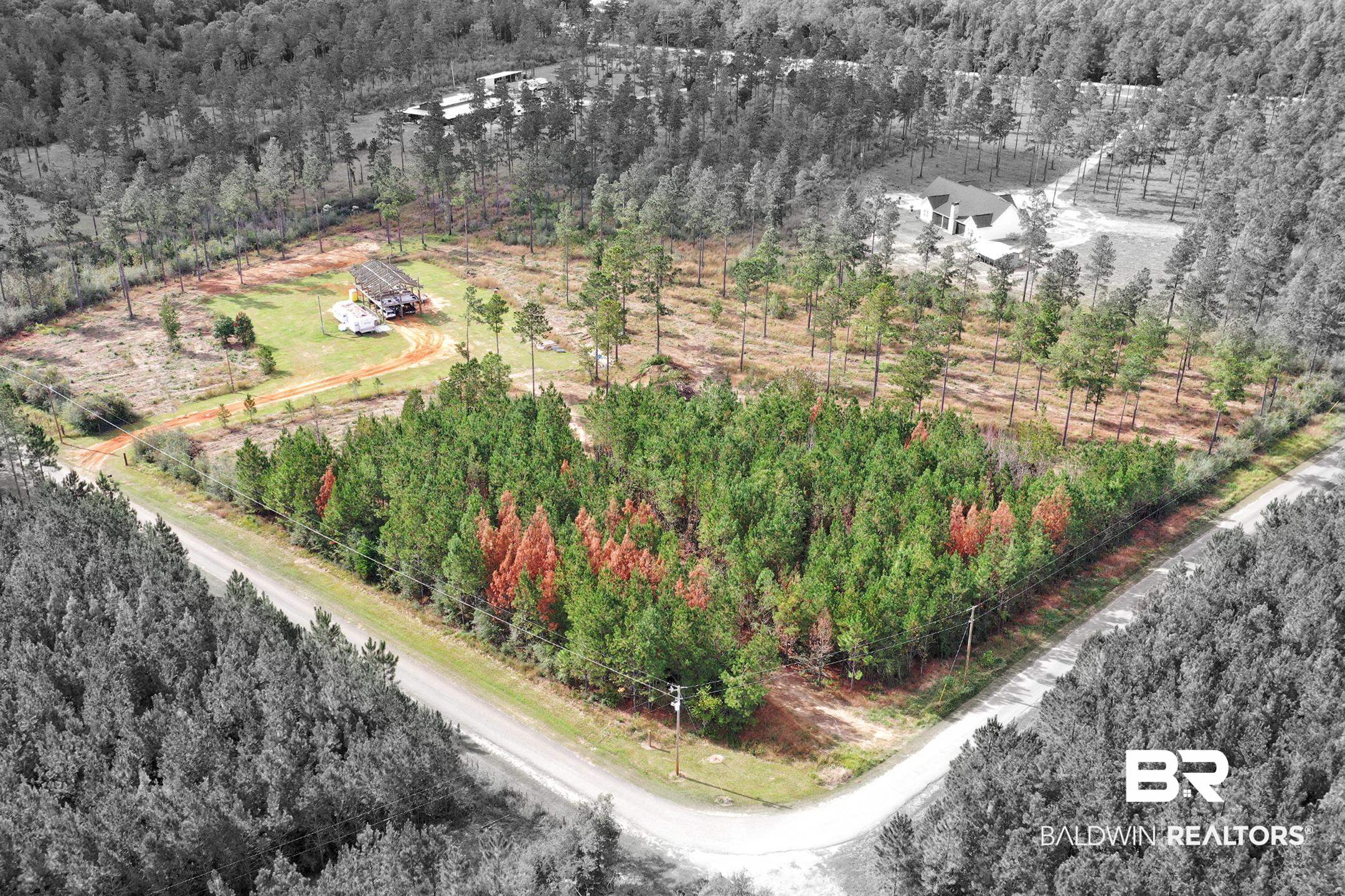 30141 Seed Orch Road Robertsdale, AL 36567 - Photo 9 of 11 Drone / aerial view featuring a rural view