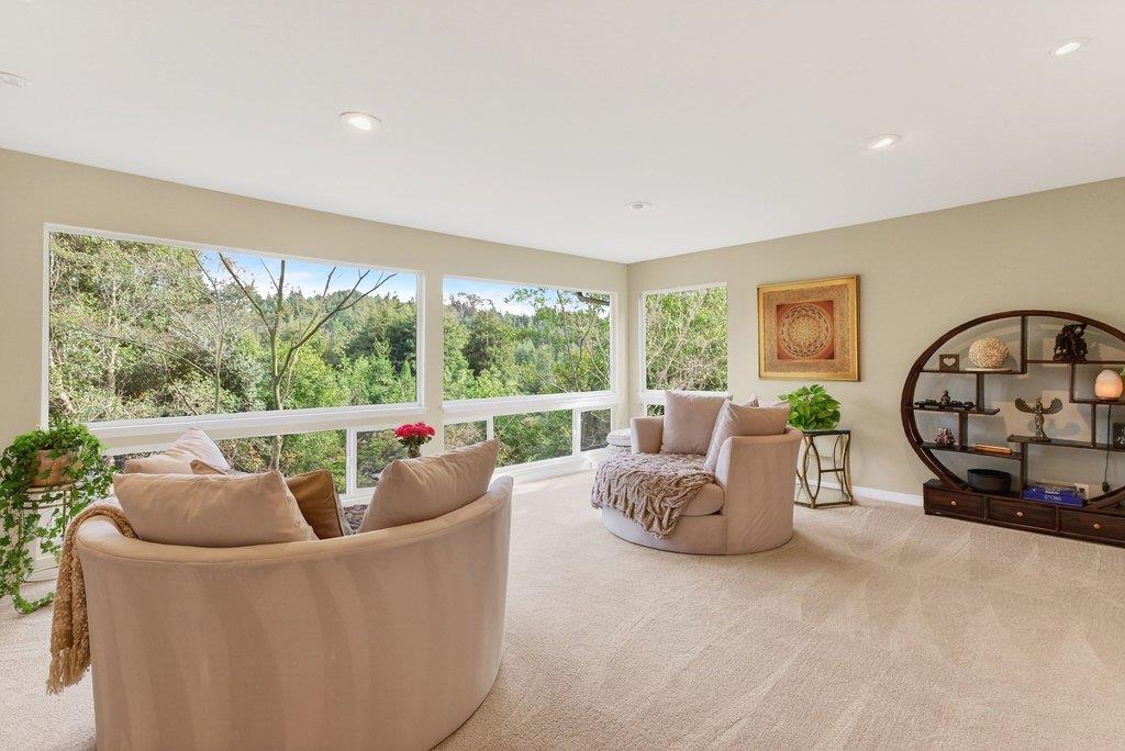 2907 Granite Creek Road Scotts Valley, CA 95066 - Photo 2 of 68 a living room with furniture and a large window