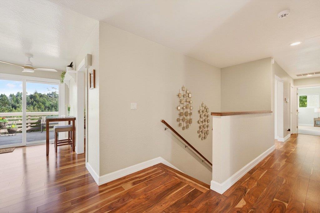 2907 Granite Creek Road Scotts Valley, CA 95066 - Photo 33 of 68 wooden floor in an empty room with a window