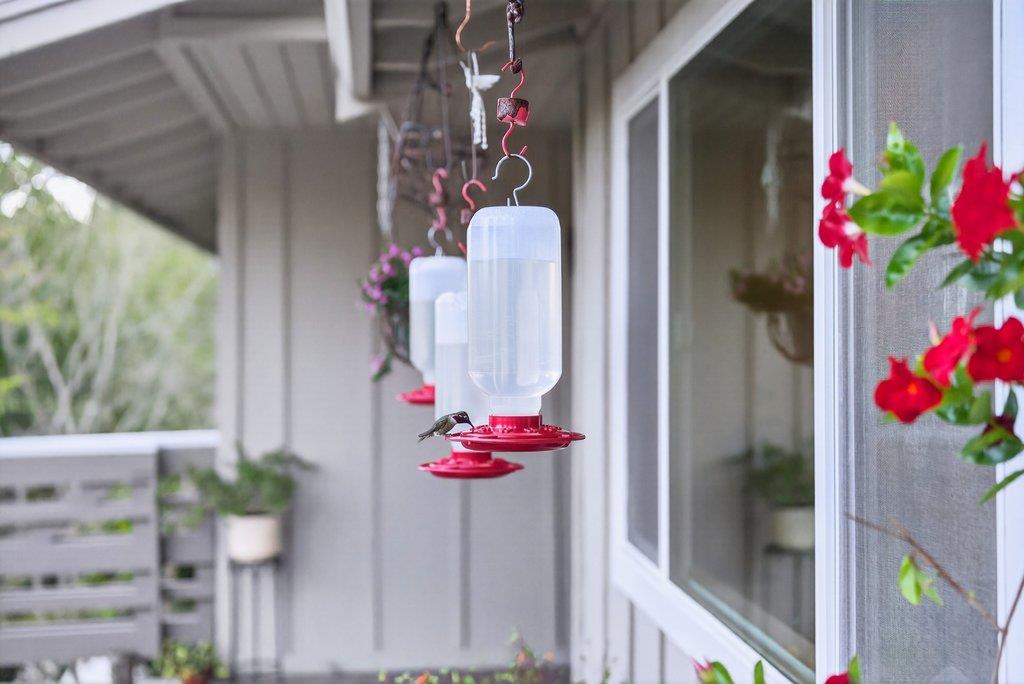 2907 Granite Creek Road Scotts Valley, CA 95066 - Photo 6 of 68 a flower vase with flowers sitting on a table next to a window