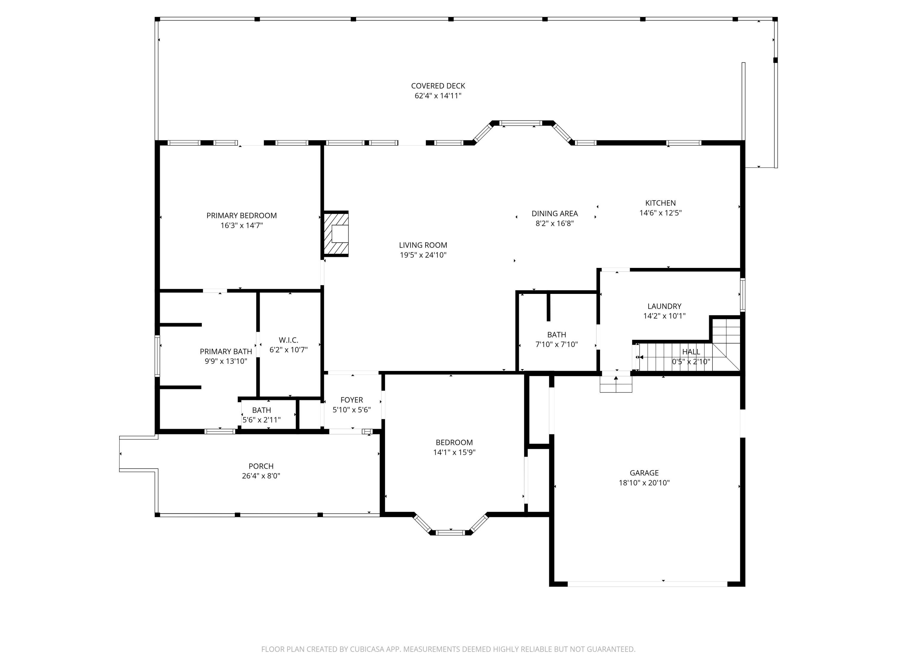 31942 South 4540th Road Afton, OK 74331 - Photo 56 of 57 2D Floor Plan for 31942 1st Floor