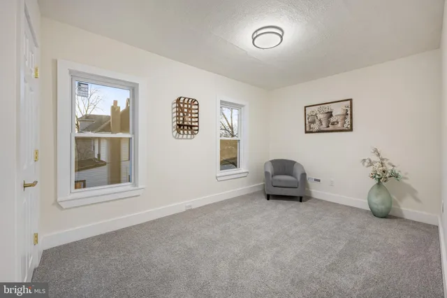 a view of an empty room