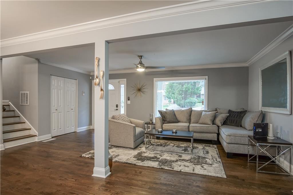 2640 Casher Drive Decatur, GA 30034 - Photo 19 of 40 a living room with furniture and wooden floor