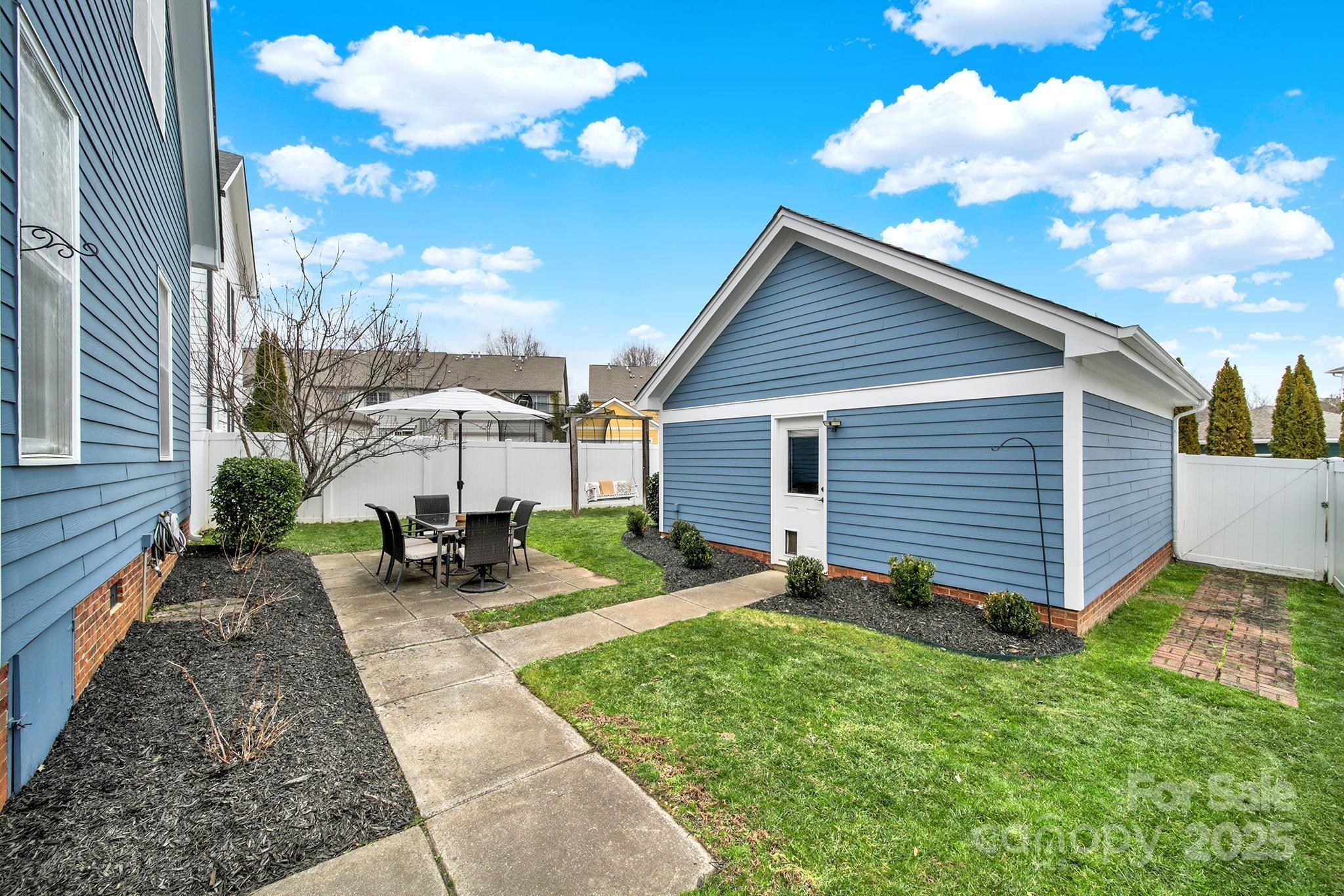 431 Third Baxter Street Fort Mill, SC 29708 - Photo 31 of 39 a view of a backyard with a sitting area