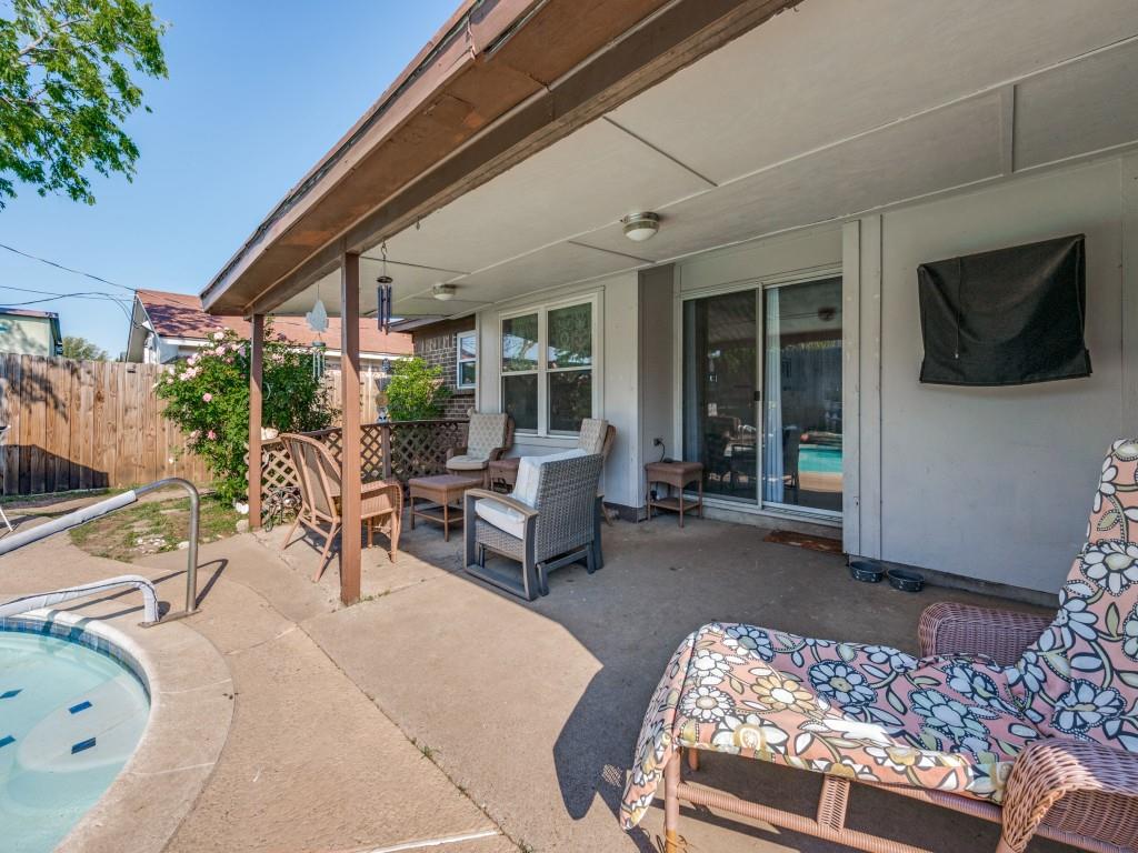 6484 Old Mill Circle Watauga, TX 76148 - Photo 21 of 25 View of patio / terrace featuring an outdoor hangout area