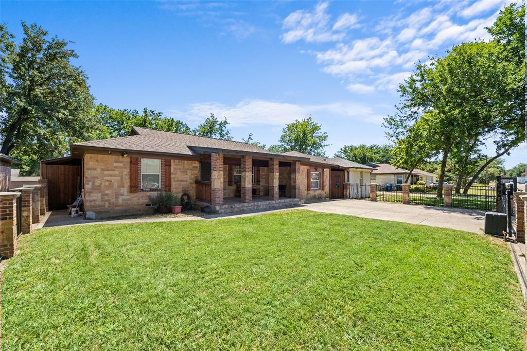3318 San Marcus Avenue Dallas, TX 75228 - Photo 4 of 18 View of front of property featuring brick siding and roof with shingles