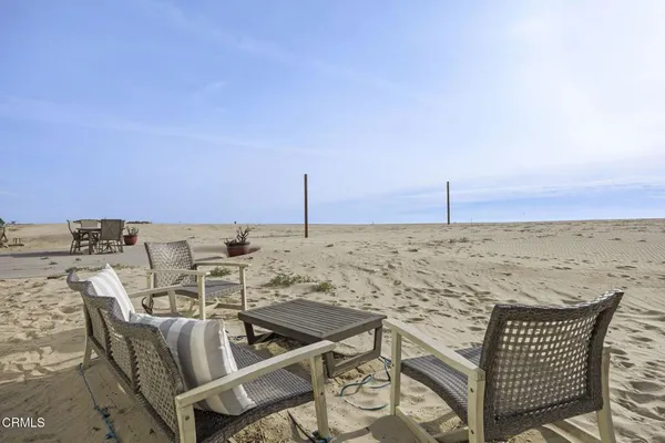 a view of ocean with beach