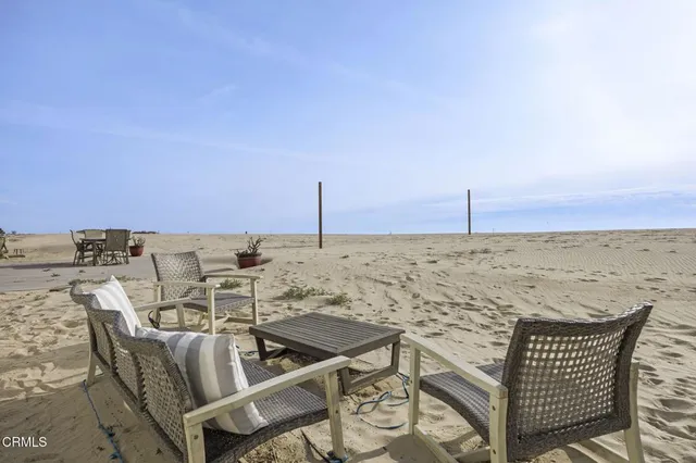 a view of ocean with beach