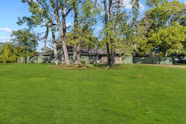 a view of a volley ball court