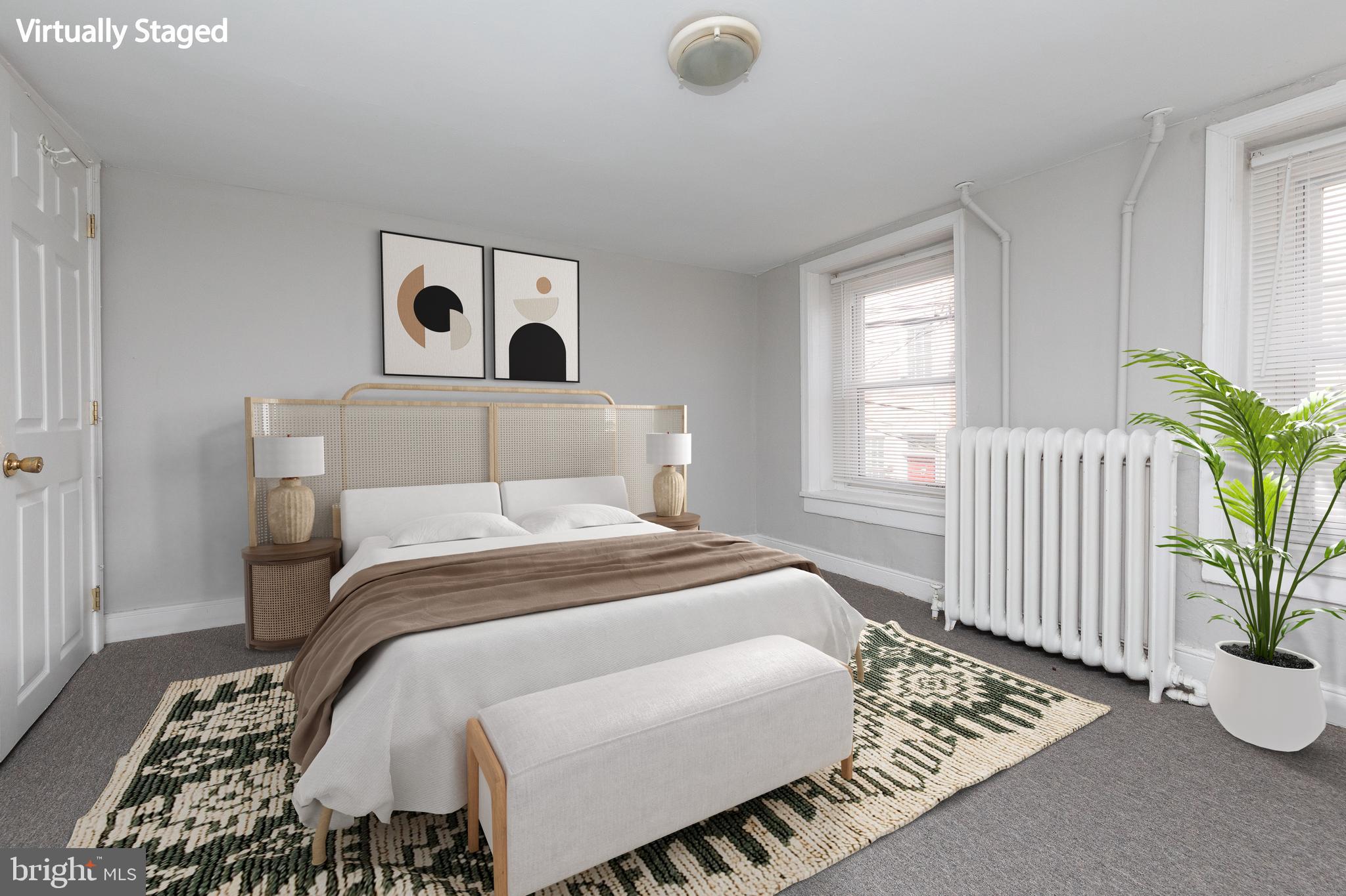 4444 Baker Street Philadelphia, PA 19127 - Photo 23 of 32 Virtually Staged 2nd Floor Bedroom