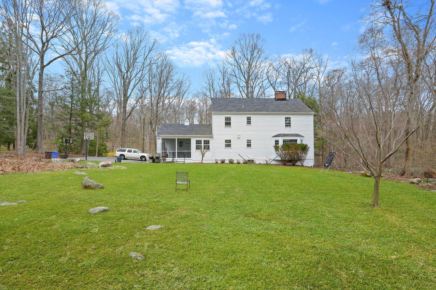 190 Briscoe Road New Canaan, CT 06840 - Photo 13 of 21 a view of house with yard