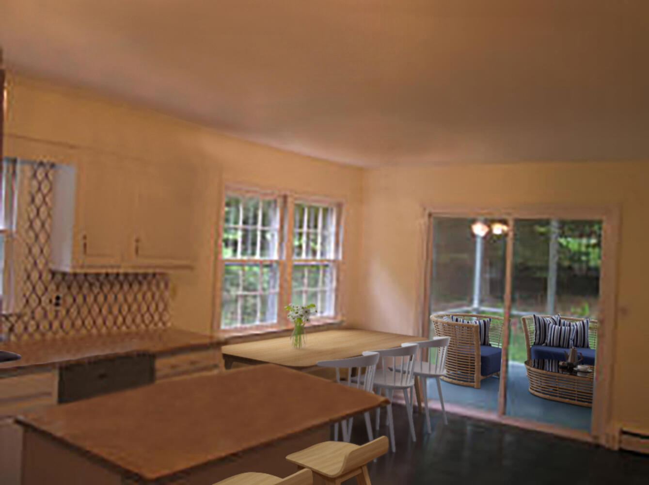 190 Briscoe Road New Canaan, CT 06840 - Photo 10 of 21 a view of a livingroom with furniture and window
