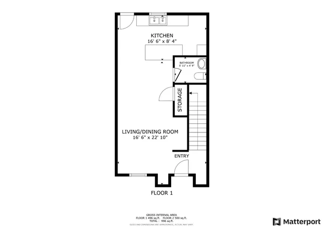 a picture of a floor plan