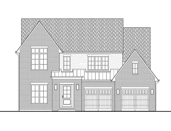 a black and white photo of a living room