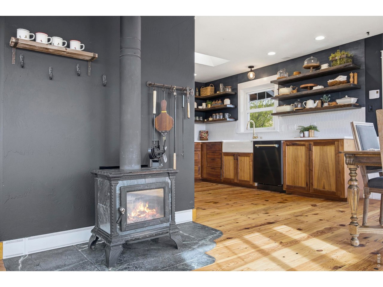 69 Juniper Ridge Road Laporte, CO 80535 - Photo 14 of 49 wood burning stove