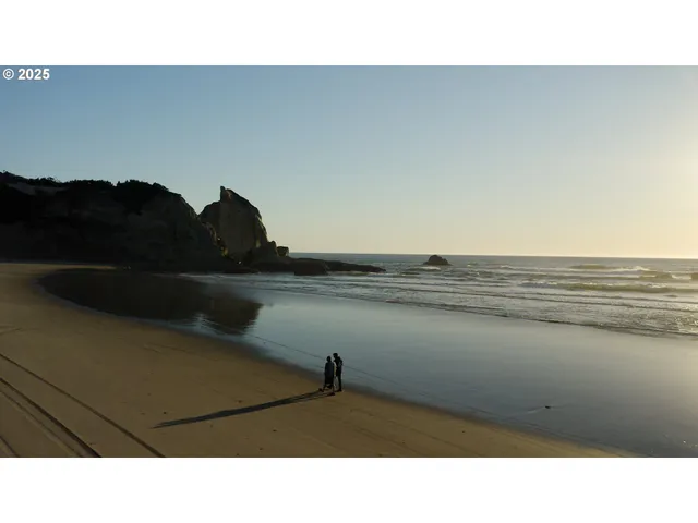 a view of an ocean and beach
