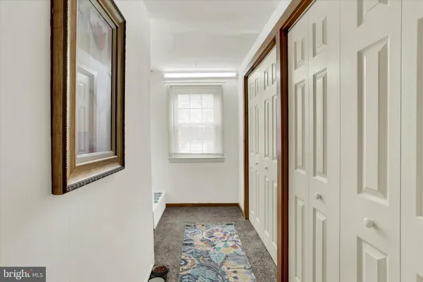 a view of a window in a room