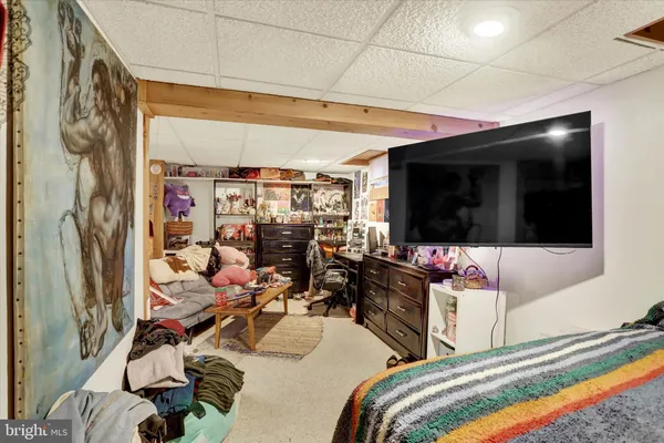 a view of a storage and utility room