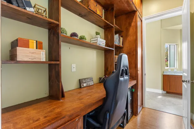 a view of a livingroom with furniture and window