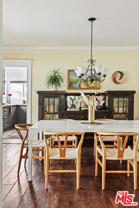 5159 Shearin Avenue Los Angeles, CA 90041 - Photo 15 of 47 a view of a dining room with furniture window and wooden floor