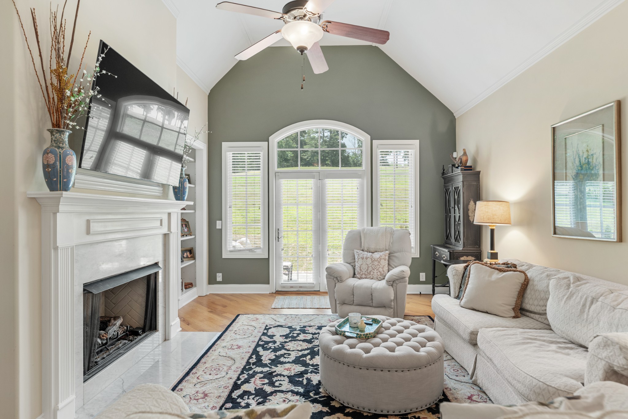 114 Nickolas Circle Lebanon, TN 37087 - Photo 11 of 53 a living room with furniture and a fireplace