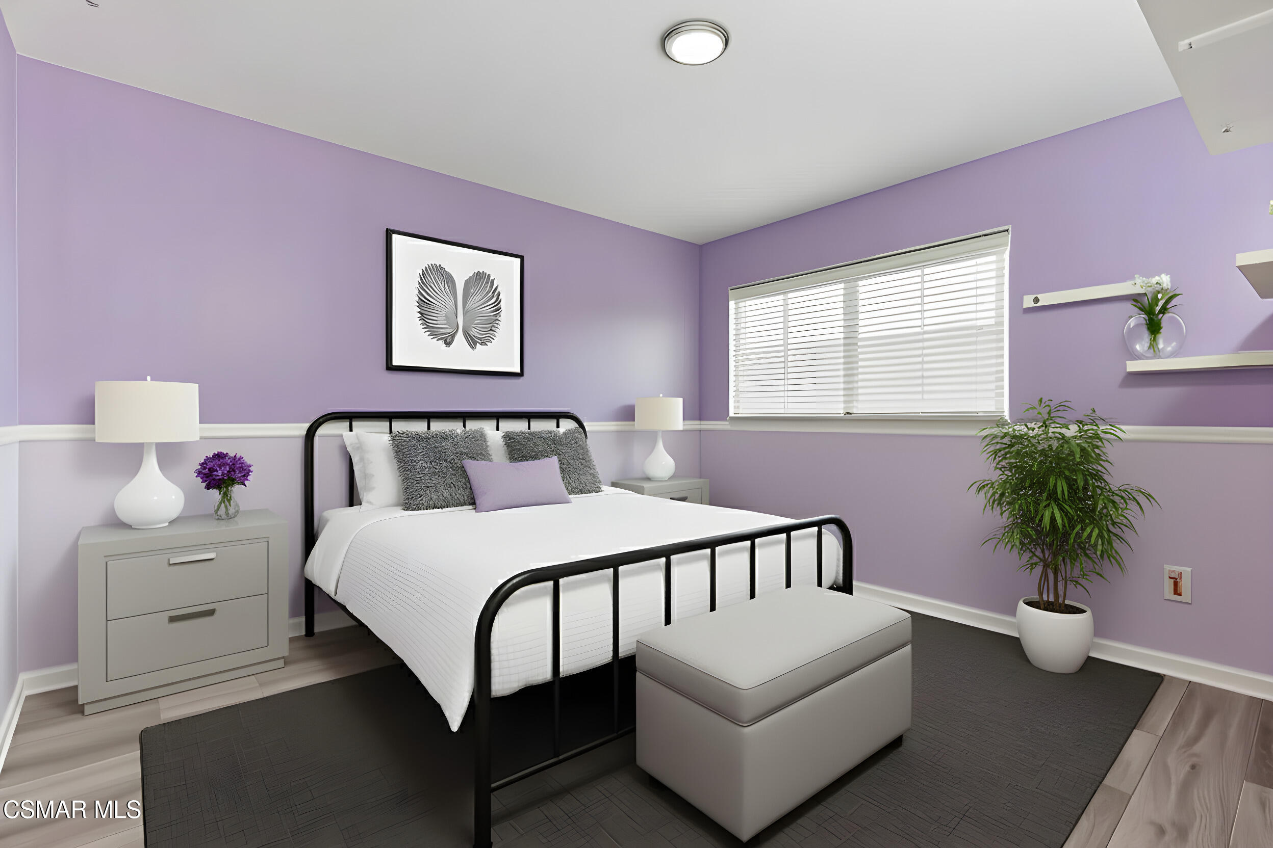 3235 Amarillo Avenue Simi Valley, CA 93063 - Photo 36 of 61 3235 Amarillo Purple Bedroom