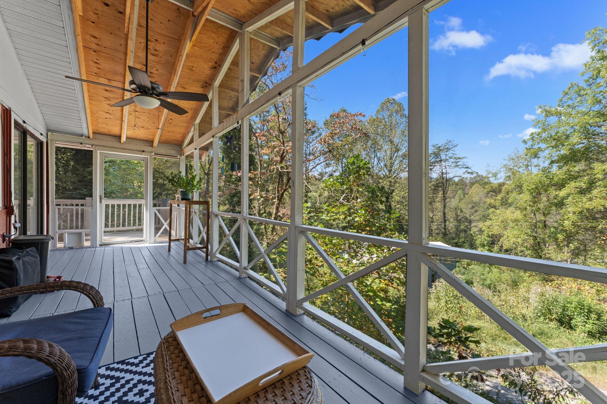 30 Maxies Corner Road Franklin, NC 28734 - Photo 1 of 33 a view of a balcony with wooden floor