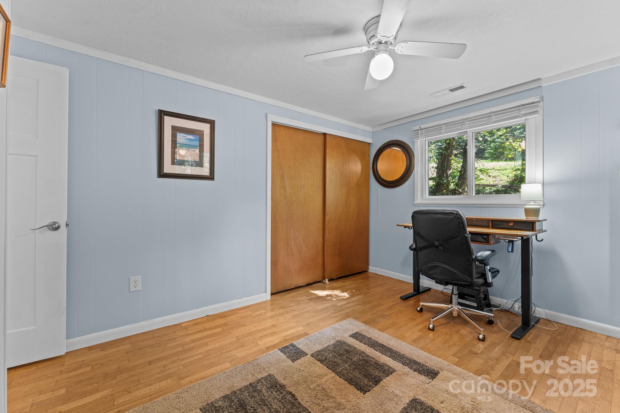 30 Maxies Corner Road Franklin, NC 28734 - Photo 20 of 33 a view of a workspace with furniture and a window