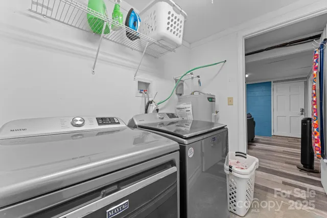 a view of storage and utility room