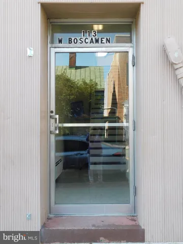 a view of front door of house