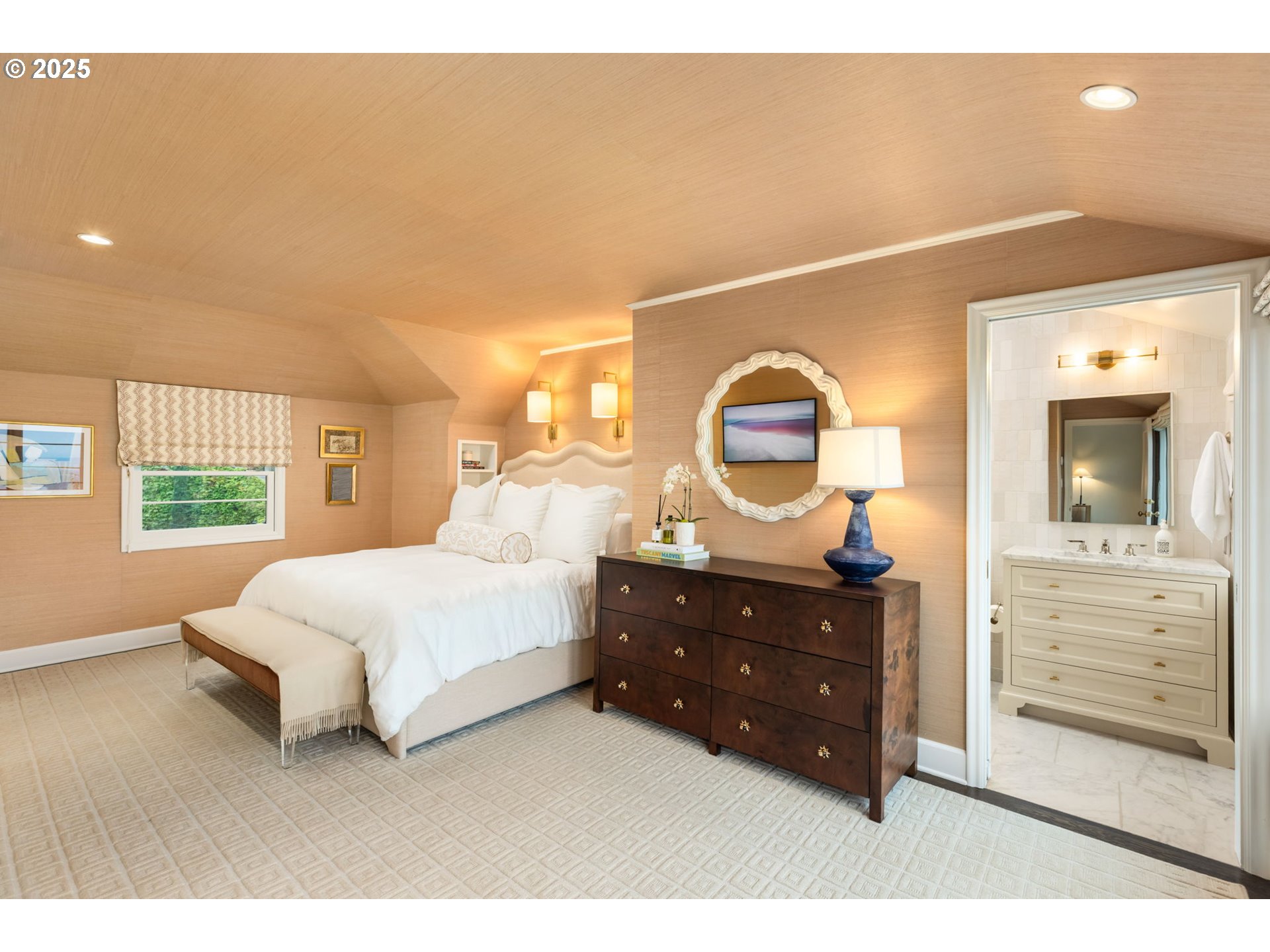 604 Northwest MacLeay Boulevard Portland, OR 97210 - Photo 35 of 46 a bedroom with a bed and a dresser