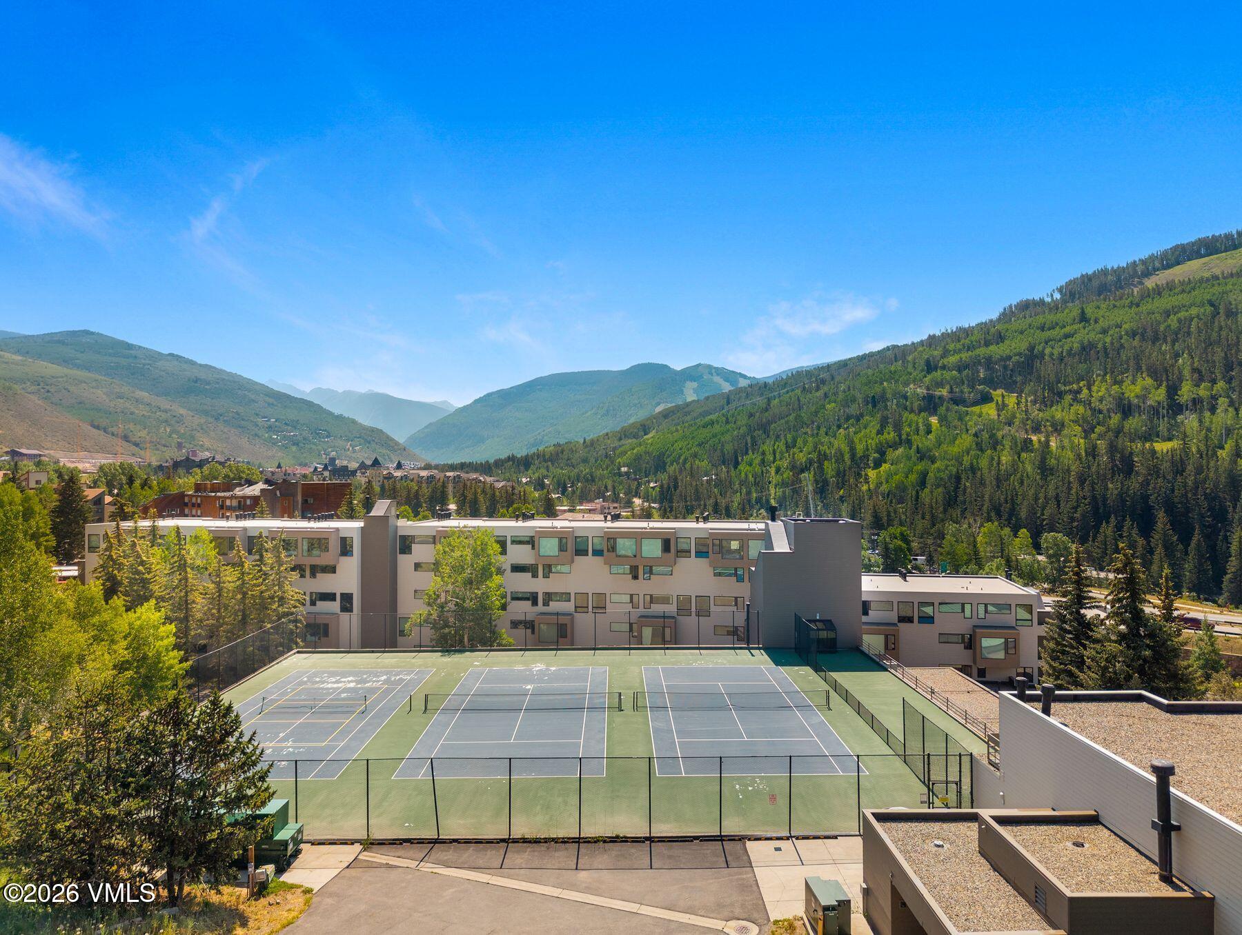 1100 North Frontage Road West, Unit 1503 Vail, CO 81657 - Photo 24 of 32 a view of balcony with furniture and city view